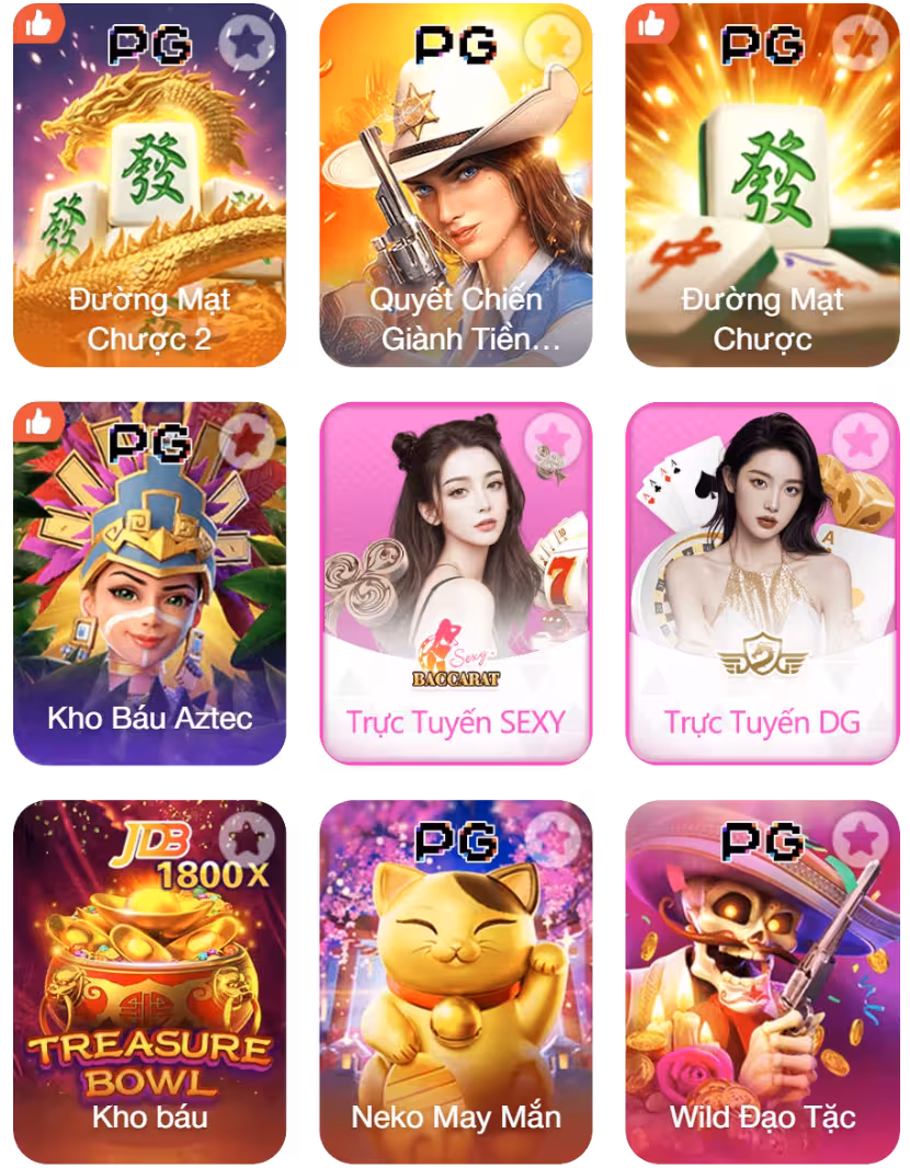 Sảnh game nổi bật 990K6